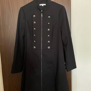 Cleo long black jacket